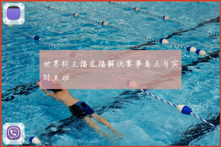 世界杯主播直播解说赛事看点与实时互动