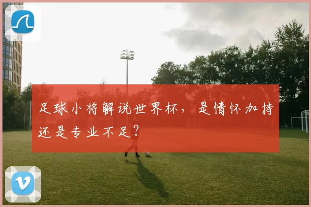 足球小将解说世界杯，是情怀加持还是专业不足？