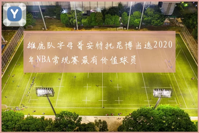 雄鹿队字母哥安特托昆博当选2020年NBA常规赛最有价值球员